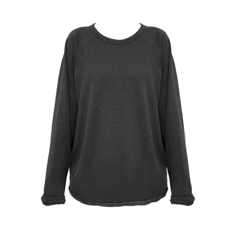 EMI JAY - BLACK SMOOSH SWEATER Sz M / L - So Soft! - Picture 2 of 2